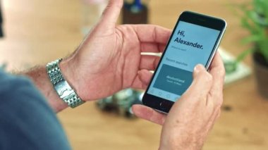 Apple iphone gösterilen Airbnb uygulama