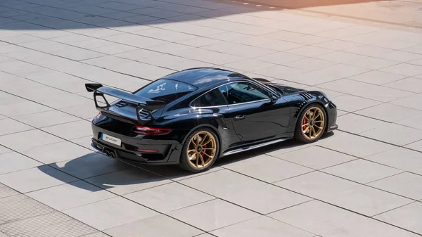 Duesseldorf Alemania Junio 2021 Plano Porsche 911 Moderno 991 Gt3 — Foto de Stock