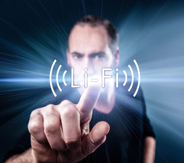 Li-Fi High Speed Wireless connection — Stock Photo, Image