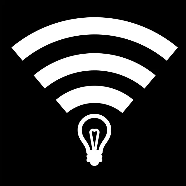 Diseño de iconos Li-Fi — Foto de Stock