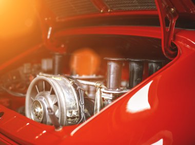 Eski model Porsche klasik araba