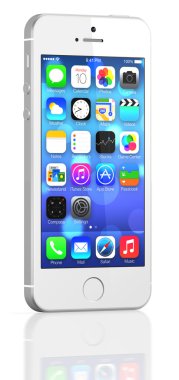 Gümüş iphone 5'ler