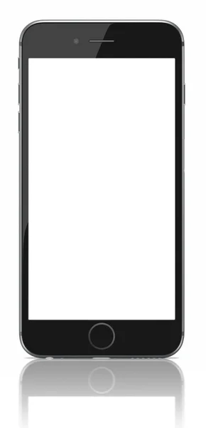 Space Gray iPhone 6 with blank screen — Stock Photo, Image