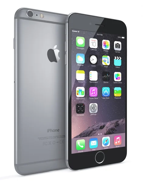 Apple Space Gray iPhone 6 Plus — Stock Photo, Image