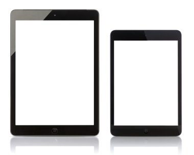 Apple ipad hava ve ipad Mini boş ekran ile