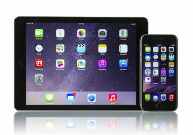 Apple Space Gray iPhone 6 ve iPad Air 2 Wi-Fi ve Hücresel