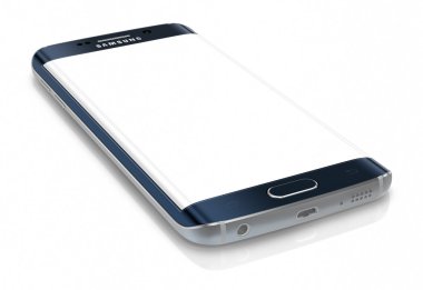 Black Sapphire Samsung Galaxy S6 kenar boş ekran ile