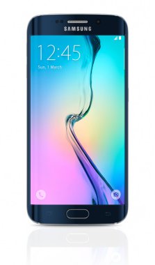 Siyah safir Samsung Galaxy S6 kenar