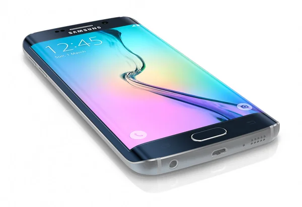 Samsung Galaxy S6 Edge Sapphire Hitam — Stok Foto