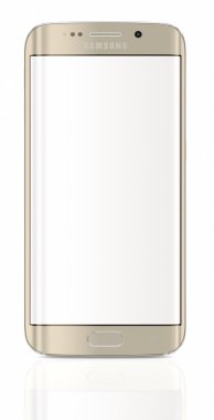 Altın Platin Samsung Galaxy S6 kenar boş ekran ile