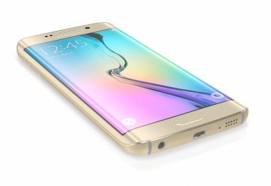 Gold Platinum Samsung Galaxy S6 Edge clipart
