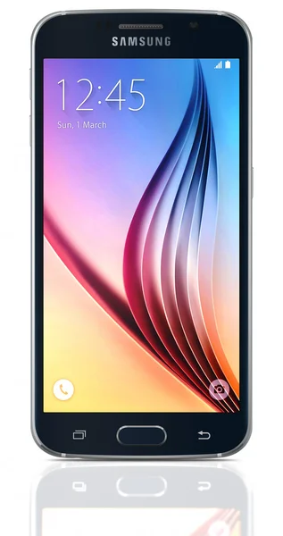 Negro zafiro Samsung Galaxy S6 — Foto de Stock