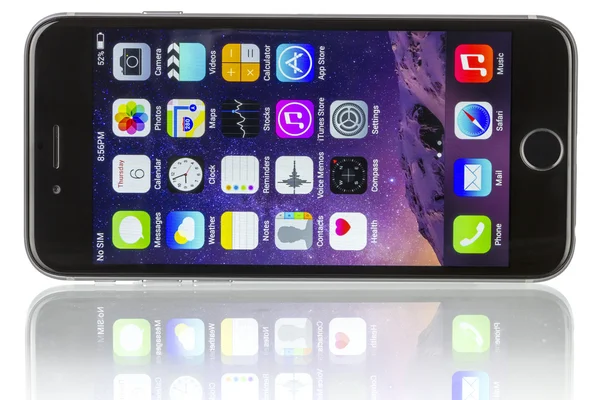 アップル スペース グレー iphone 6 — ストック写真