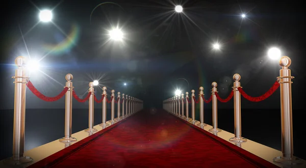 Red carpet — Stock Photo, Image