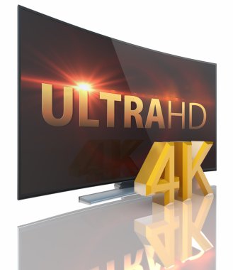Flip UltraHD akıllı Tv kavisli ekran ile