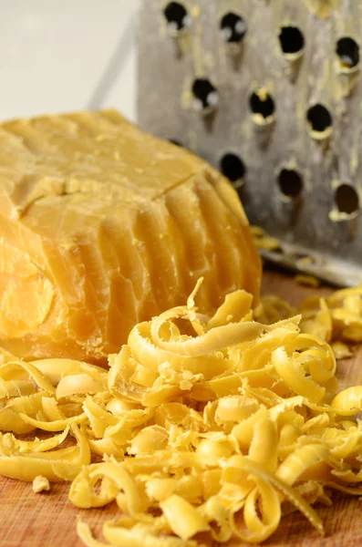 Beeswax, natural wax produced by honey bees — Stock Photo, Image