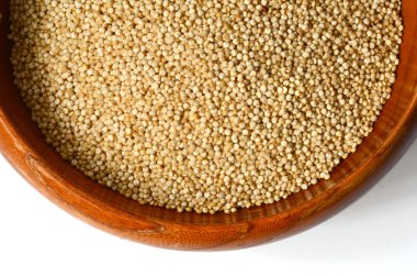 Beyaz quinoa tohumları