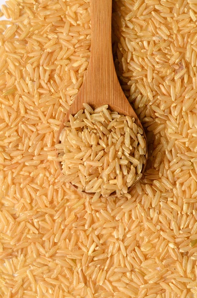 Brunt ris okokt — Stockfoto