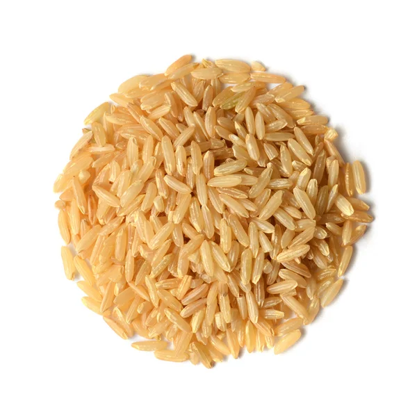 Bruine rijst ongekookt — Stockfoto
