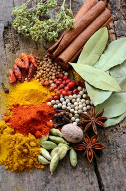 otlar ve baharatlar seçimi