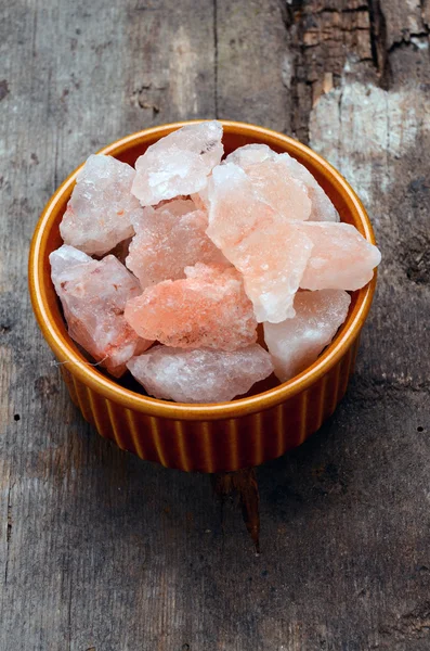 Sal cristalina rosa del Himalaya —  Fotos de Stock