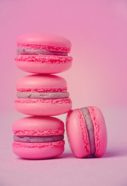 geleneksel Fransız macarons 
