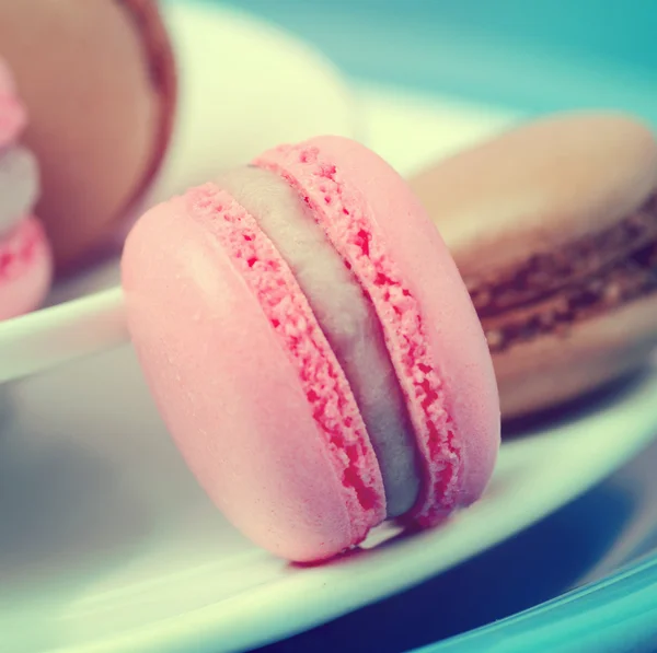 Traditional french macarons — Stock Photo, Image