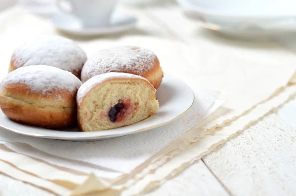 Bismarck donuts — Stockfoto