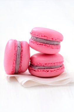 geleneksel Fransız macarons 