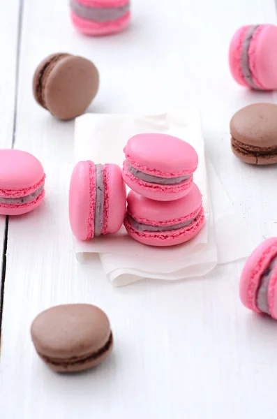 Traditional french macarons — Stock Photo, Image