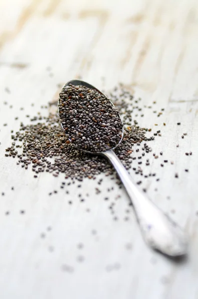 Rohe Bio-Chia-Samen — Stockfoto