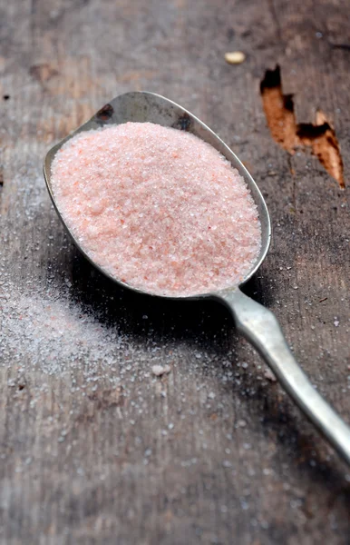 Himalayan rosa kristall salt — Stockfoto