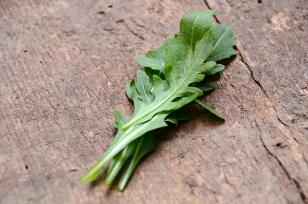 Frische Rucolablätter — Stockfoto