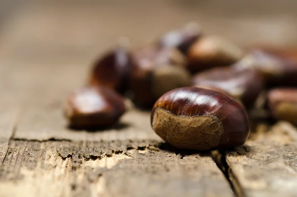 Close up of chestnuts — Stock Photo, Image