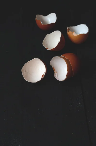 Chicken eggs on the table — Stock Photo, Image