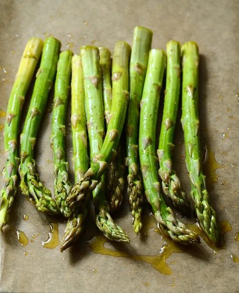 Oven geroosterde asperges — Stockfoto