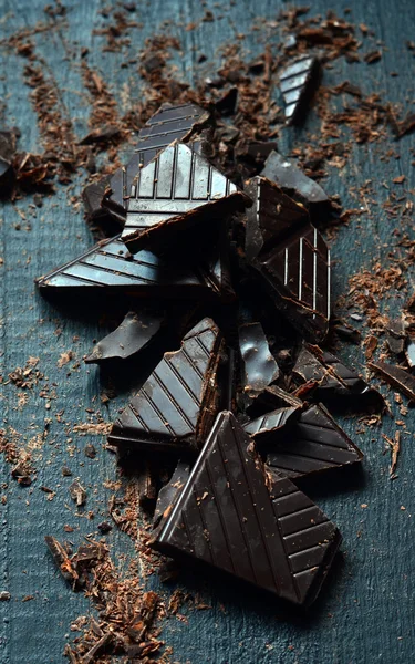Темний шоколад для приготування — стокове фото