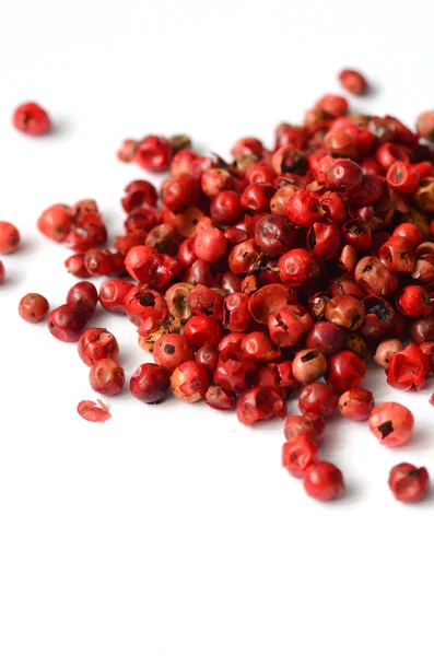 Pembe peppercorns yakın çekim — Stok fotoğraf