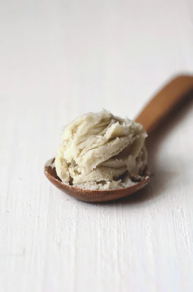 Unrefined shea butter — Stock Photo, Image