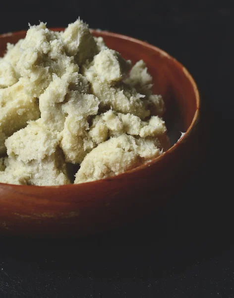 Unrefined shea butter — Stock Photo, Image
