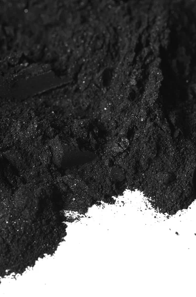 Activated charcoal powder — Stock Photo, Image