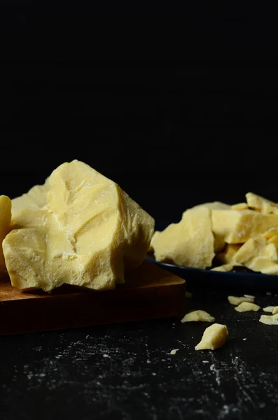 Stücke Kakaobutter — Stockfoto