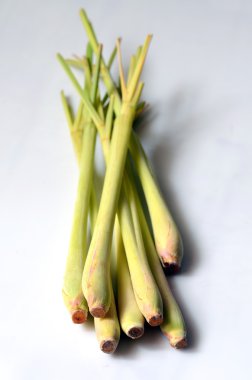 Ahşap zemin üzerinde limon otu