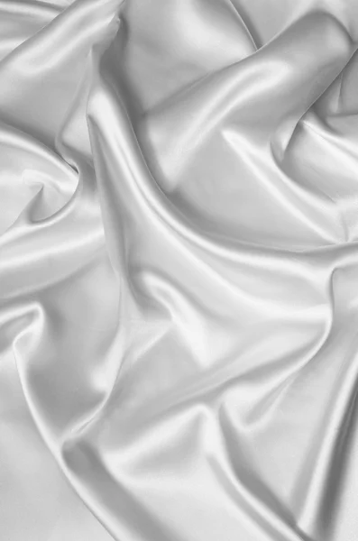 Sfondo bianco seta — Foto Stock