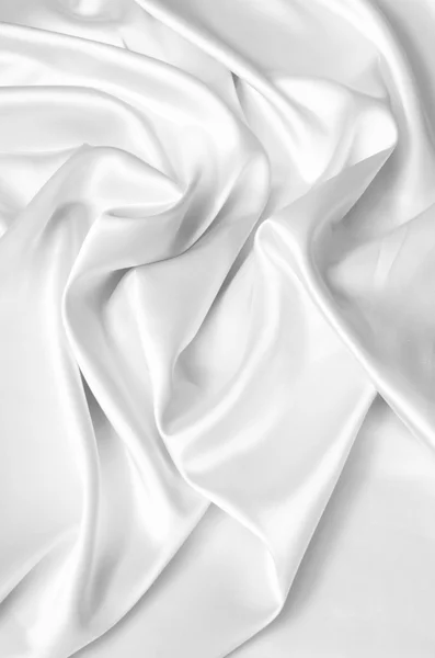 Białe tło jedwabiu — Zdjęcie stockowe