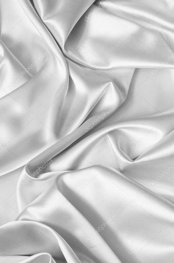 white silk background