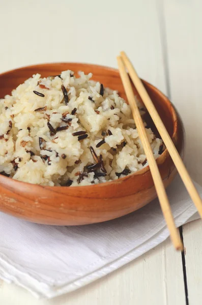 Arroz mixto hervido — Foto de Stock