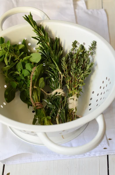 Mixed fresh herbs — Stock Photo, Image