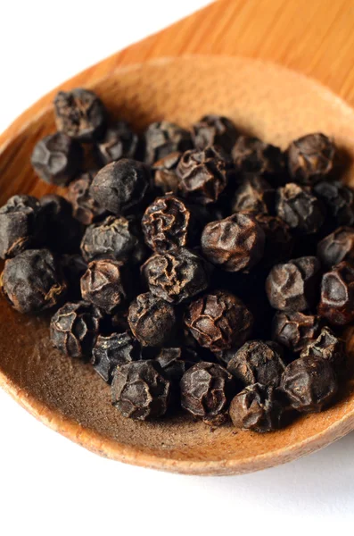 Close-up of black peppercorns — 스톡 사진