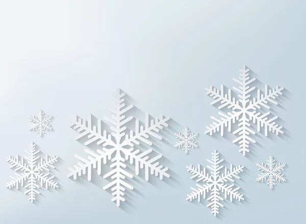Snowflake background. Vector. — Stock Vector